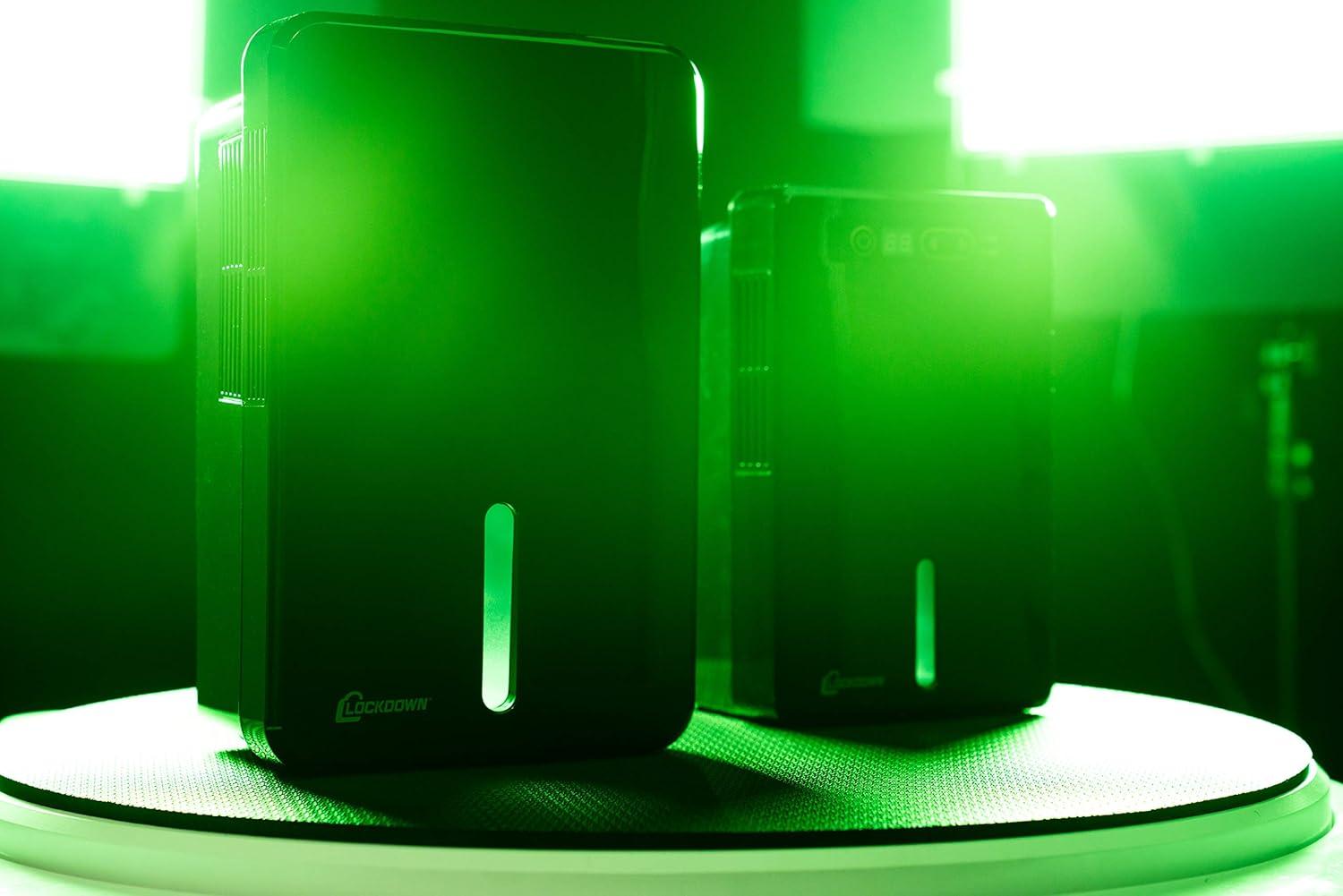 imageLOCKDOWN Automatic Dehumidifier with Quiet Operation Drain Hose and Self Monitoring Controls for Humidity Control in Small Rooms Safes and ClosetsOne Size