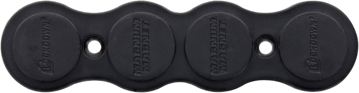 imageLockdown Gun Mount Magnet 2375 LB Capacity with Easy Mounting HeavyDuty for Shotgun Pistol and Rifle Storage and OrganizationOne Size