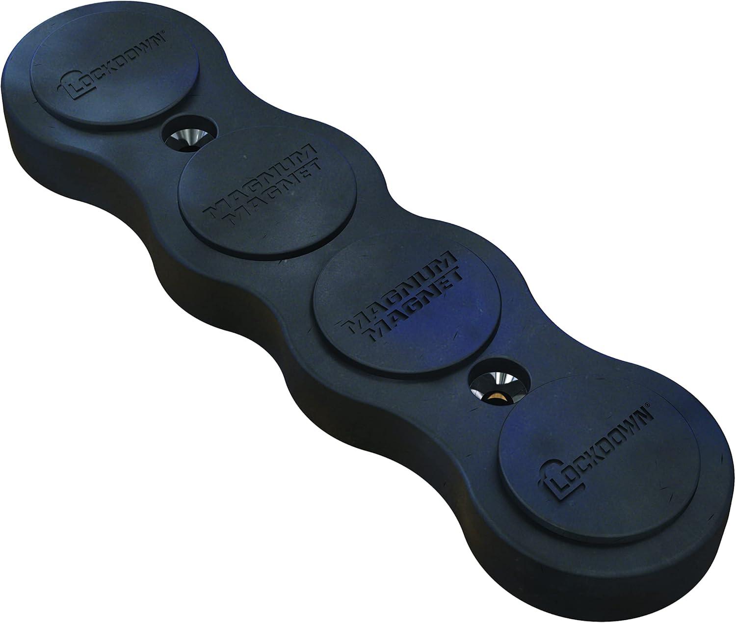 imageLockdown Gun Mount Magnet 2375 LB Capacity with Easy Mounting HeavyDuty for Shotgun Pistol and Rifle Storage and OrganizationOne Size