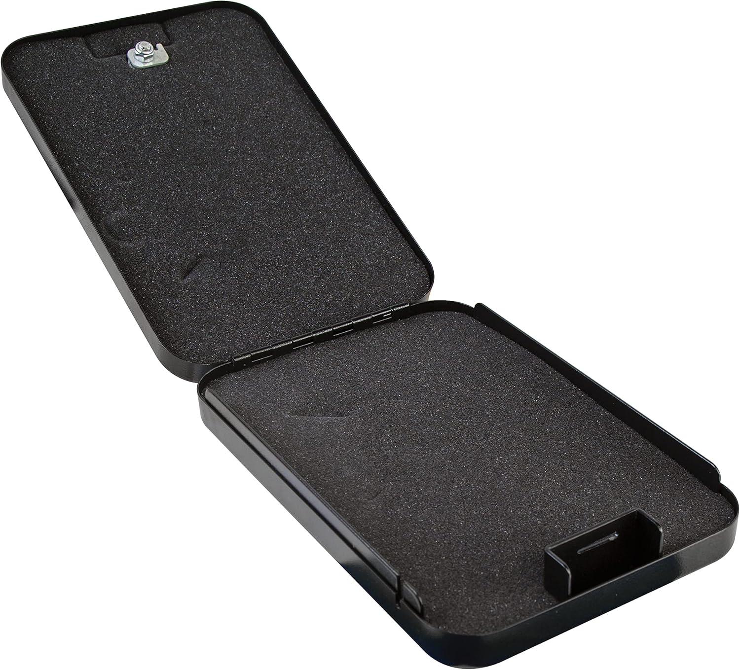 imageLockdown Handgun Vault with All Steel Construction TSA Approval and California DOJ Certification for Secure Storage of Pistols Revolvers Small ValuablesLarge