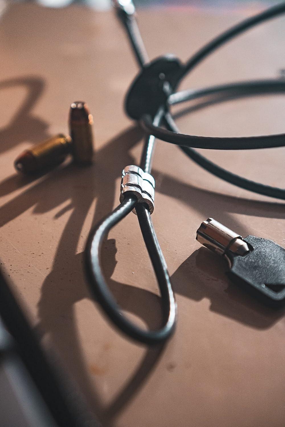 imageLockdown Handgun Vault with All Steel Construction TSA Approval and California DOJ Certification for Secure Storage of Pistols Revolvers Small ValuablesCompact