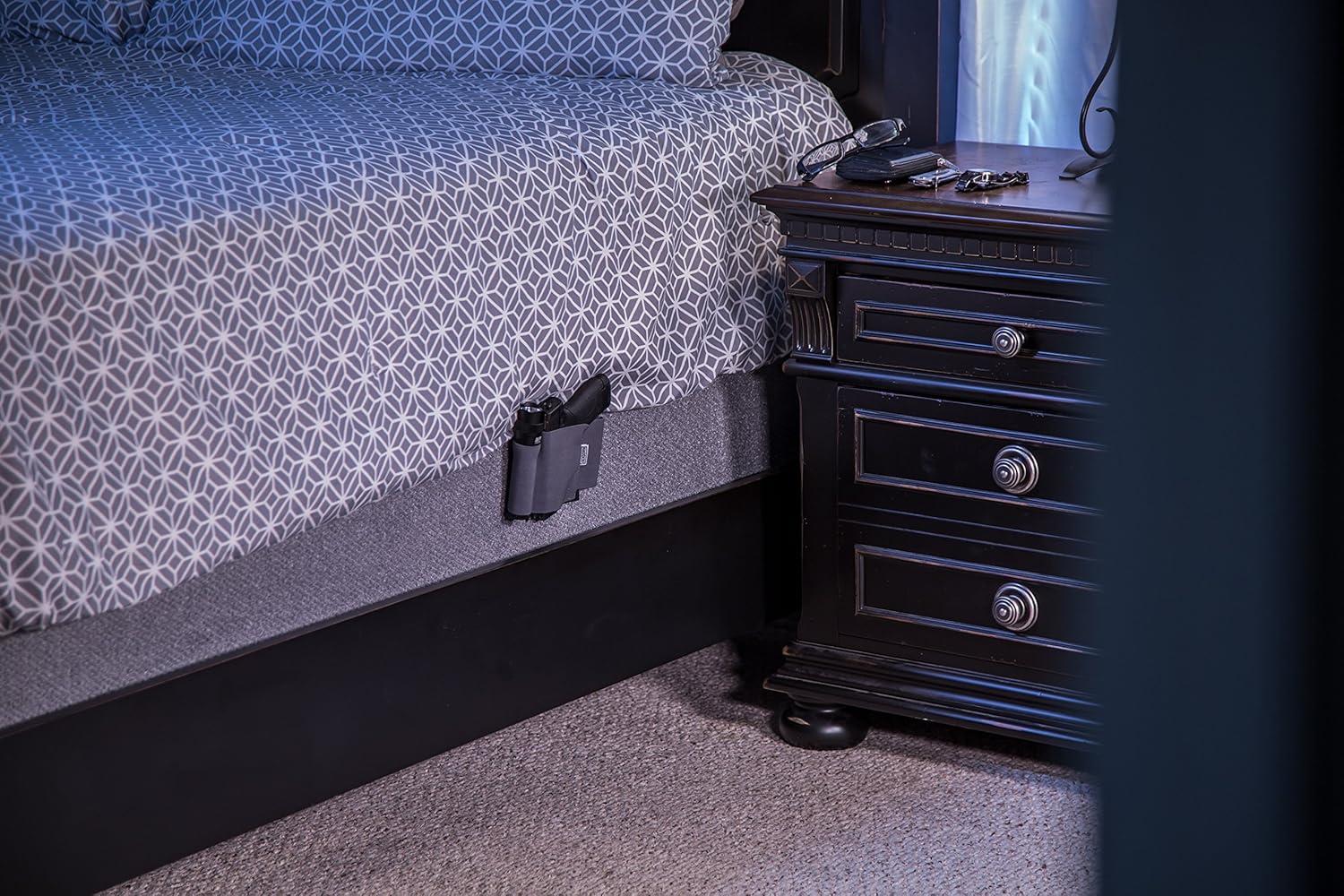 imageLockdown Night Guardian Bedside Handgun Holster with Low Profile for Pistols Revolvers Home Security