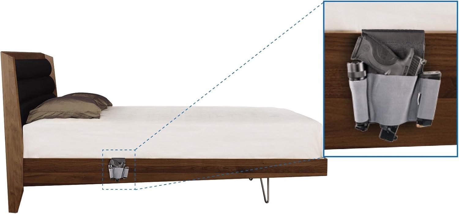 imageLockdown Night Guardian Bedside Handgun Holster with Low Profile for Pistols Revolvers Home Security