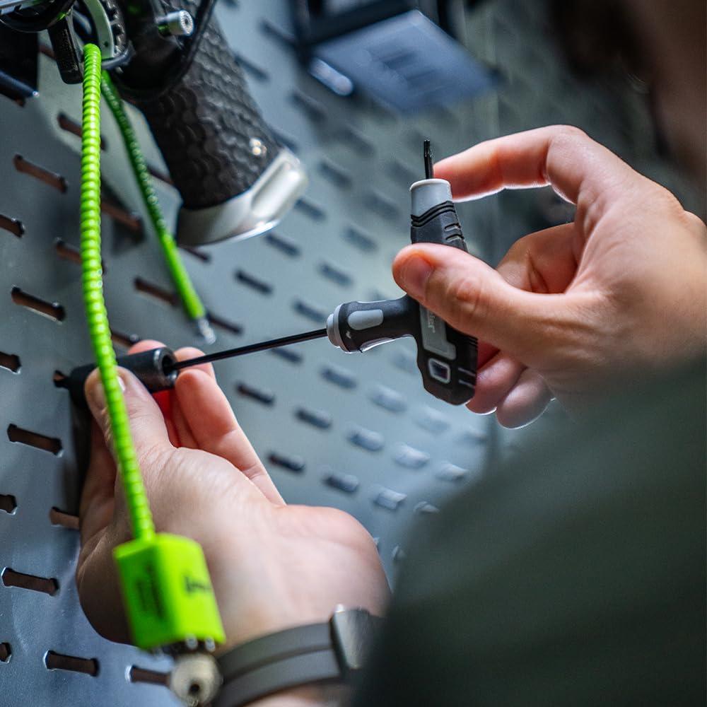 imageLockdown Securewall Gun Lock with Cable Lock 2 Keys and Compatibale Design for Locking Multiple Guns Organization Gun Storage