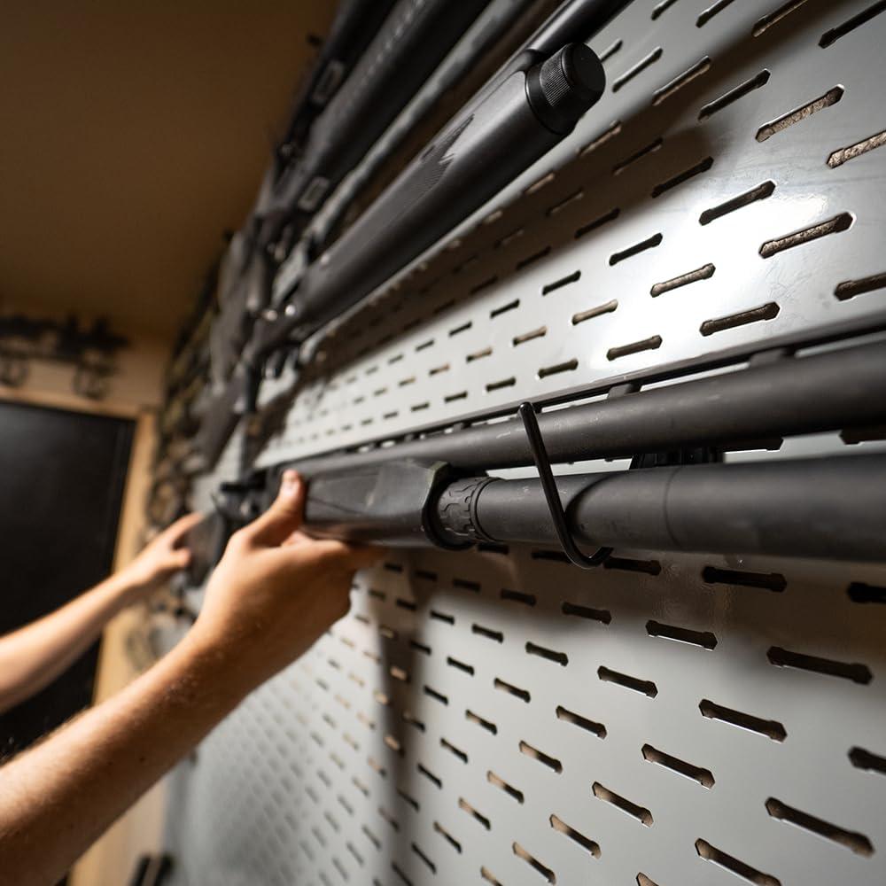 imageLockdown Securewall Horizontal Long Gun Hanger Steel Materials and Custom Storage for Firearms Vaults and Gun Rooms