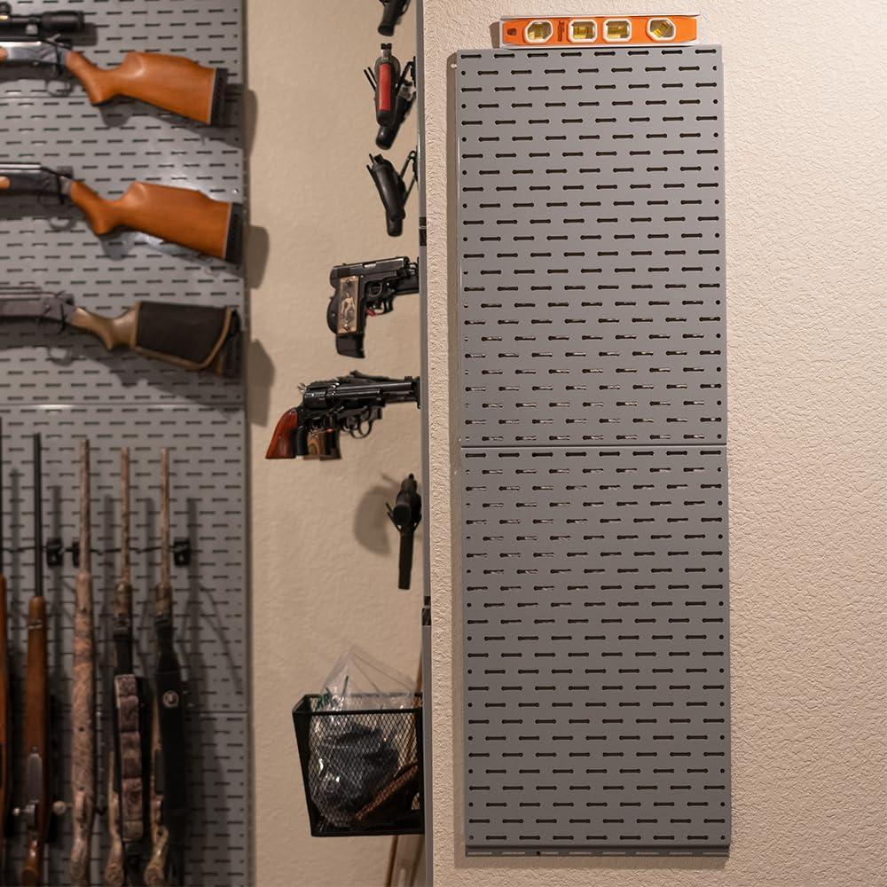 imageLockdown Securewall Panel with Interconnecting Design Powder Coated 100 Pound Capacity for Wall Storage Organization16x24