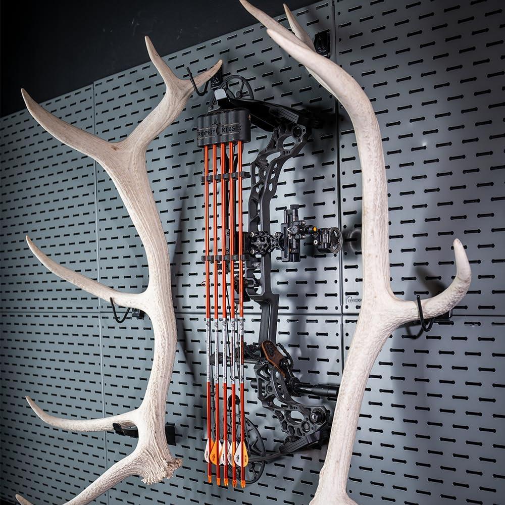 imageLockdown Securewall Universal Hook with 40 Pound Capacity Solid Steel Construction and Custom Storage for Firearms Vaults and Gun Rooms