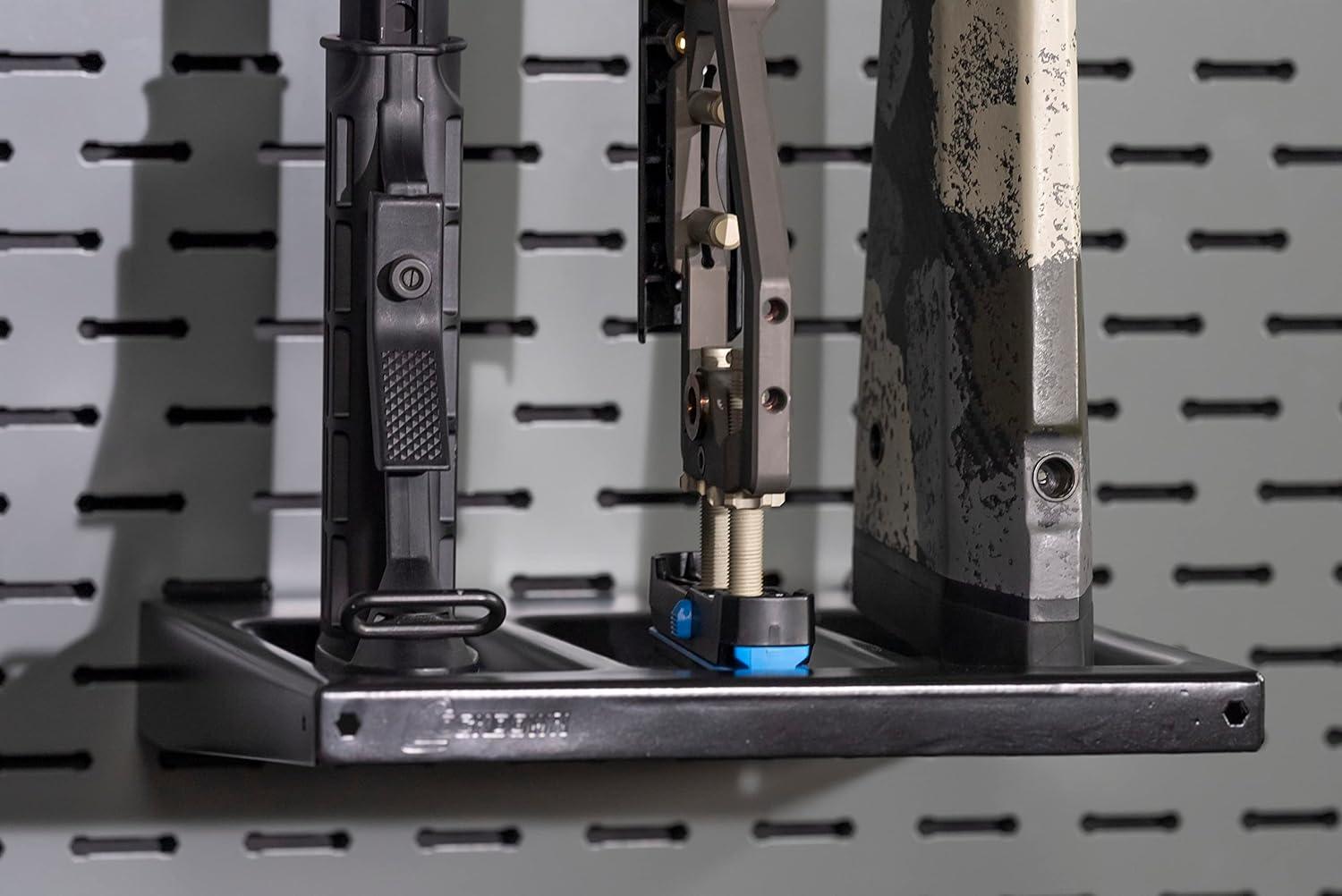 imageLockdown Securewall Vertical Long Gun Hanger Steel Construction and Custom Storage for Firearms Vaults and Gun Rooms