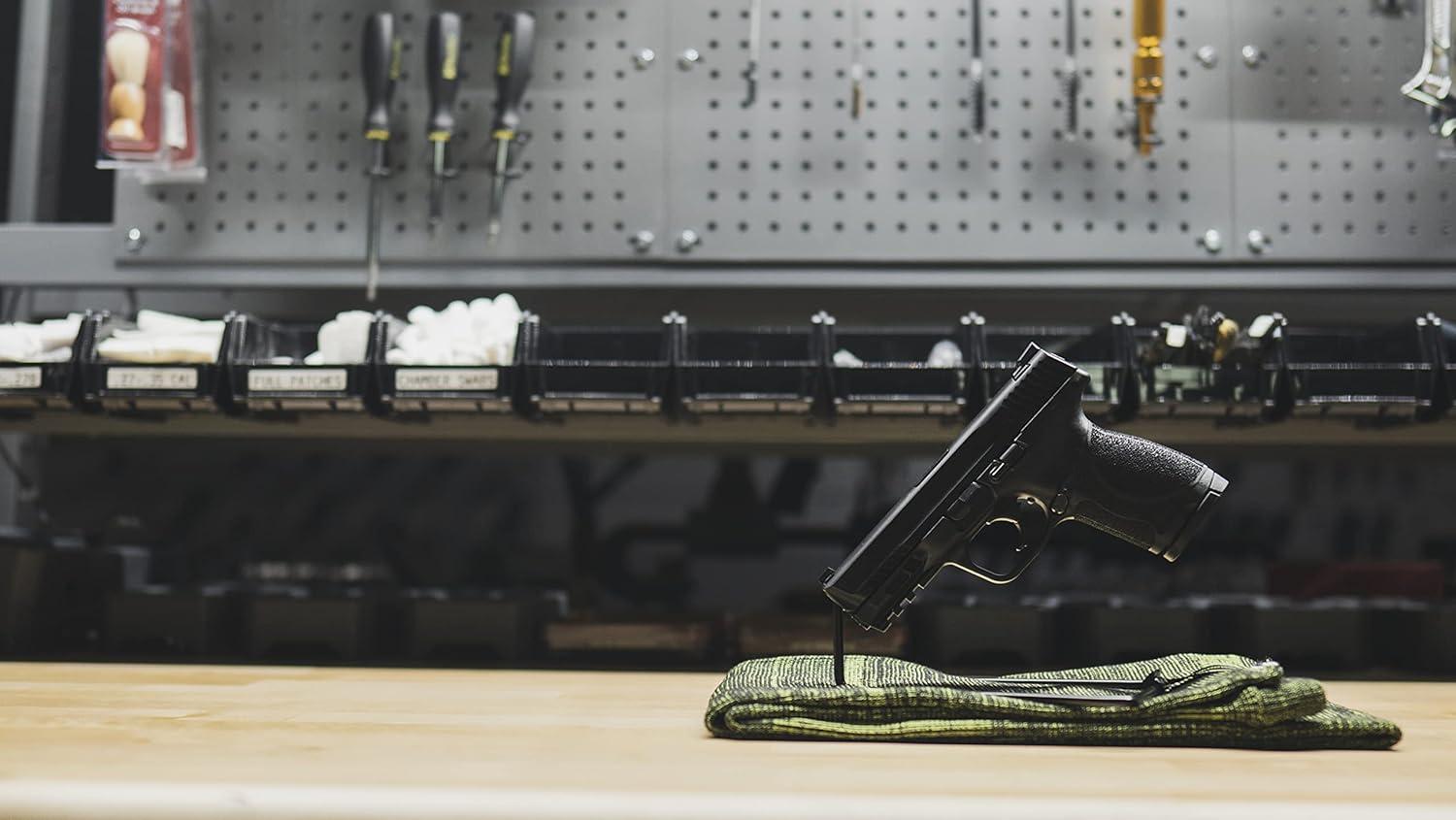 imageLockdown Silicone Gun Socks with Multiple Sizes Breathable RustPreventing Moisture Wicking Material and Cinch Top for Damage Free Firearm StorageScoped Rifle