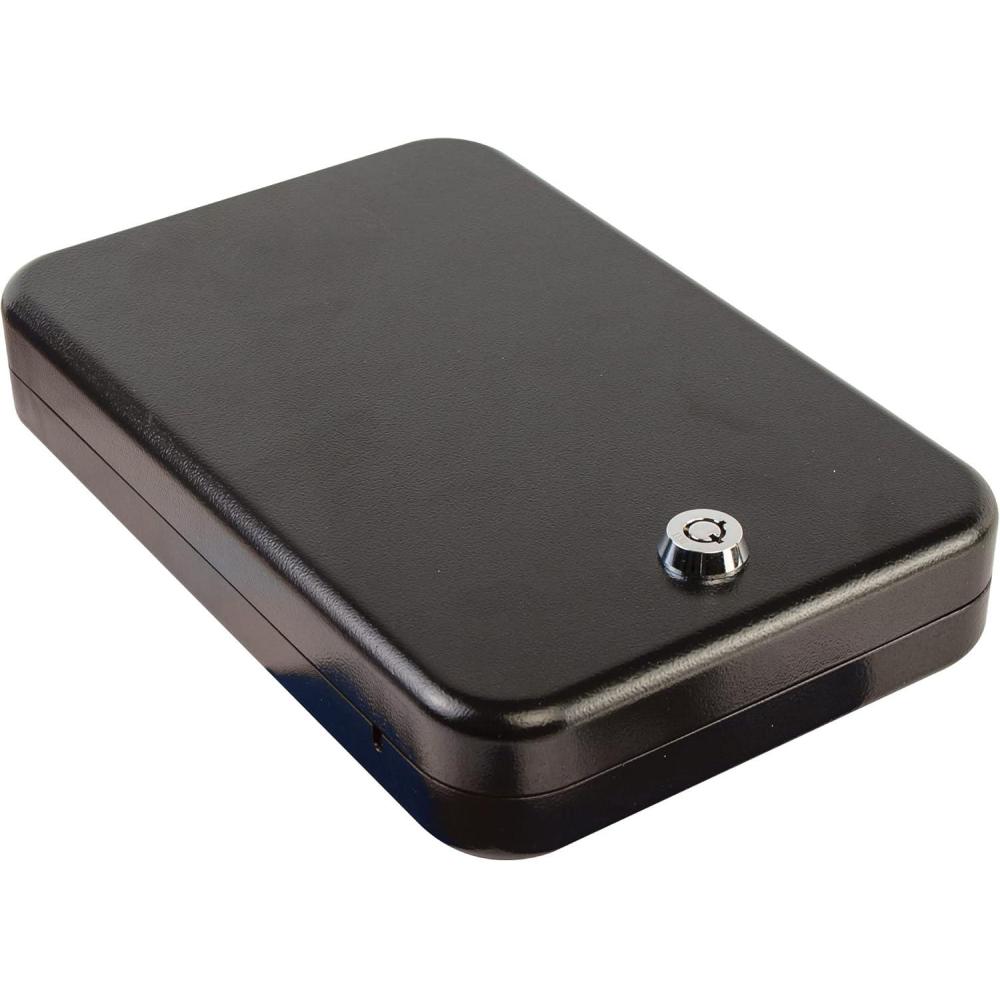 imageLockdown Handgun Vault with All Steel Construction TSA Approval and California DOJ Certification for Secure Storage of Pistols Revolvers Small ValuablesLarge