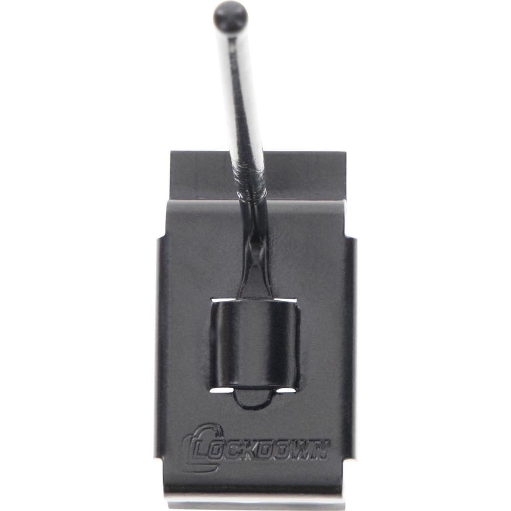 imageLockdown SecureWall Handgun Barrel Peg Straight with Powder Coated Steel Construction and Vinyl Coating for Gun Vault Management Firearm Display and Handgun Organization