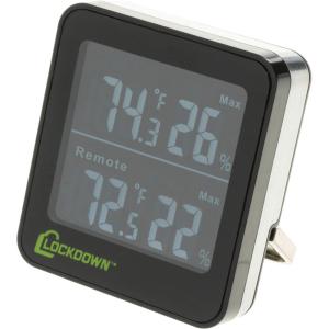 LOCKDOWN Digital Hygrometer with Convenient Design, Backlit Screen and Min/Max Reading for Temp and Humidity Monitoring in Safes, Rooms, Cases and Cabinets(Wireless)