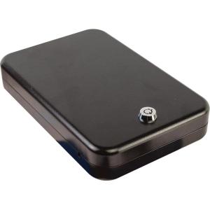 Lockdown Handgun Vault with All Steel Construction, TSA Approval and California DOJ Certification for Secure Storage of Pistols, Revolvers, Small Valuables(Large)