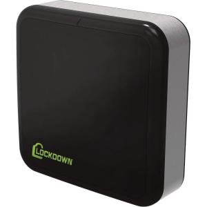 Lockdown Puck Monitoring System with WiFi, Free Updated App, Door Sensor, Motion and Temperature Detection and Easy Install for Vault, House and Room Security