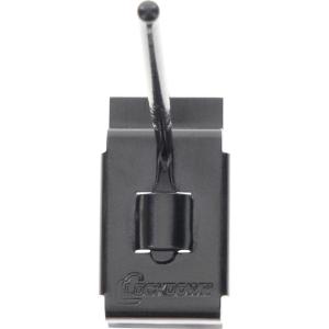 Lockdown SecureWall Handgun Barrel Peg, Straight with Powder Coated Steel Construction and Vinyl Coating for Gun Vault Management, Firearm Display and Handgun Organization