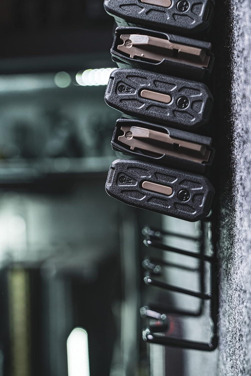 imageLockdown Magazine Rack with Vinyl Coating and Steel Frame for Gun Vault Organization Storage and Security