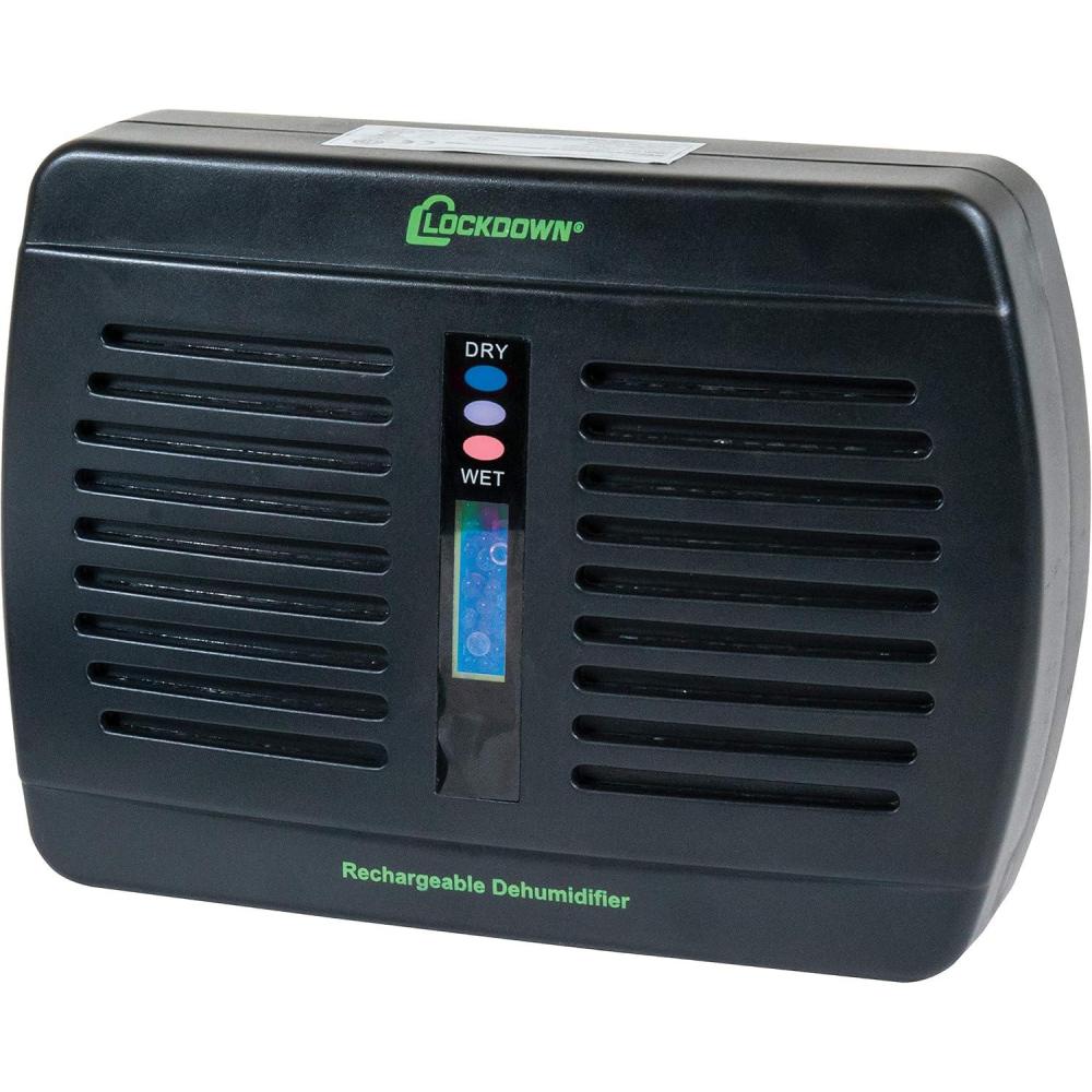 imageLockdown RechargeableRenewable Dehumidifier with Compact Cordless NonToxic Design and Battery Level Indicator for Humidity Control in Gun Safe
