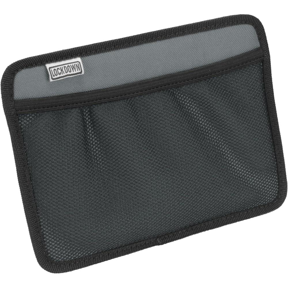 imageLockdown Small Hanging Organizer with Mesh Pocket and Elastic Band for Gun Vault Organization Storage and Security