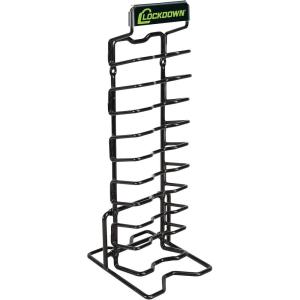 Lockdown Magazine Rack with Vinyl Coating and Steel Frame for Gun Vault Organization, Storage and Security