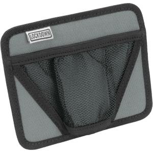 Lockdown Vault Handgun Hanger with Mesh Pocket and Elastic Band for Gun Safe Organization, Storage and Security(Black)