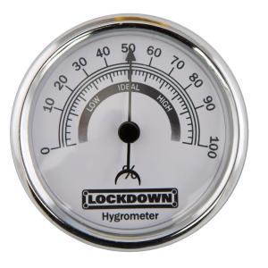 Lockdown Vault Hygrometer for Monitoring Humidity and Moisture Control in Gun Vault, Safe, Storage(4.5 Inch x 1.25 Inch x 7.25 Inch)