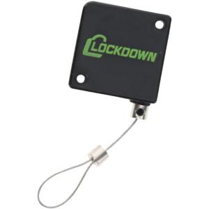 Lockdown Tether 4 Pack with Adhesive Attachment and Zip-Ties, Securewall Compatible, for Gun Storage and Organization